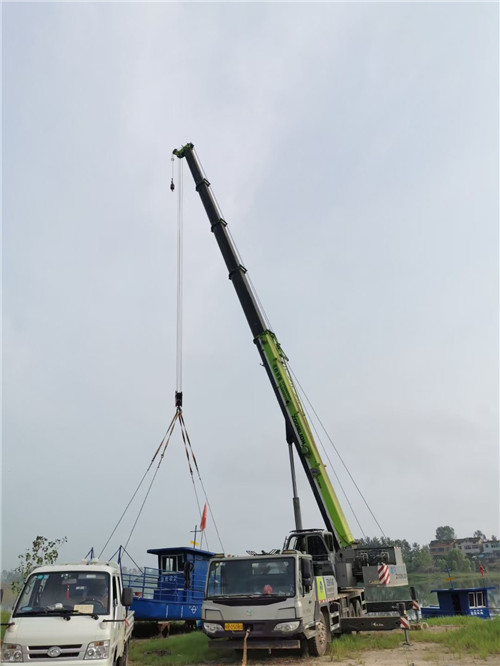 辽阳市桥梁建设吊装案例